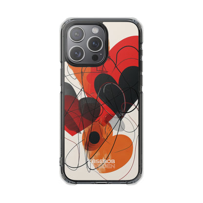 Crimson Motion Flow iPhone 15 - Impact Clear+