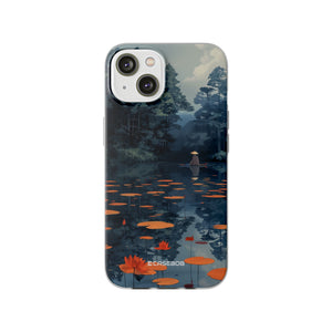 Tranquil Lotus Serenity | Flexible Phone Case for iPhone