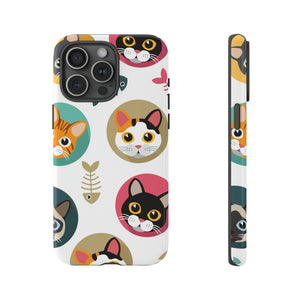 Cats Fishbone - Protective Phone Case