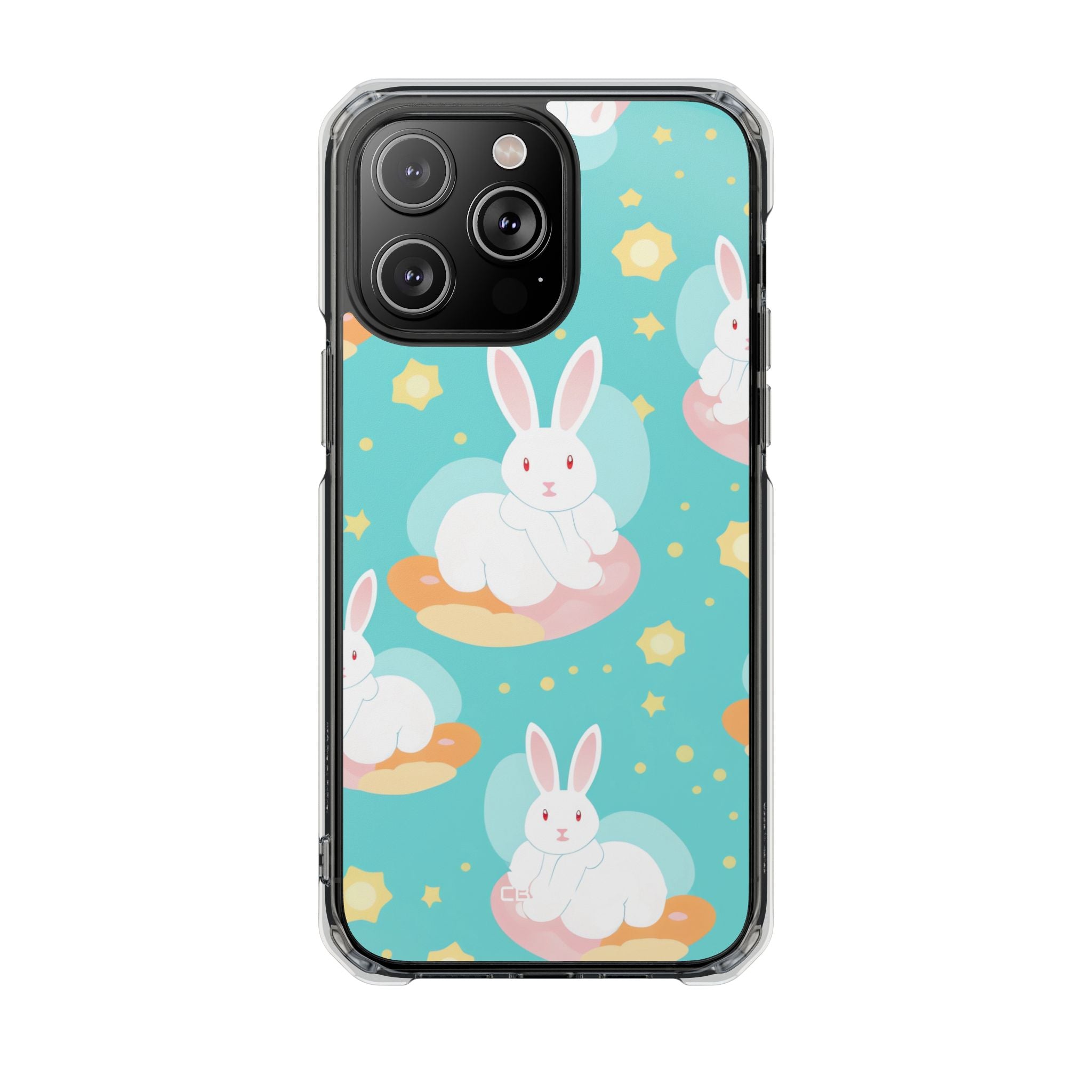 Bunnies Float Dreamily iPhone Case - Impact