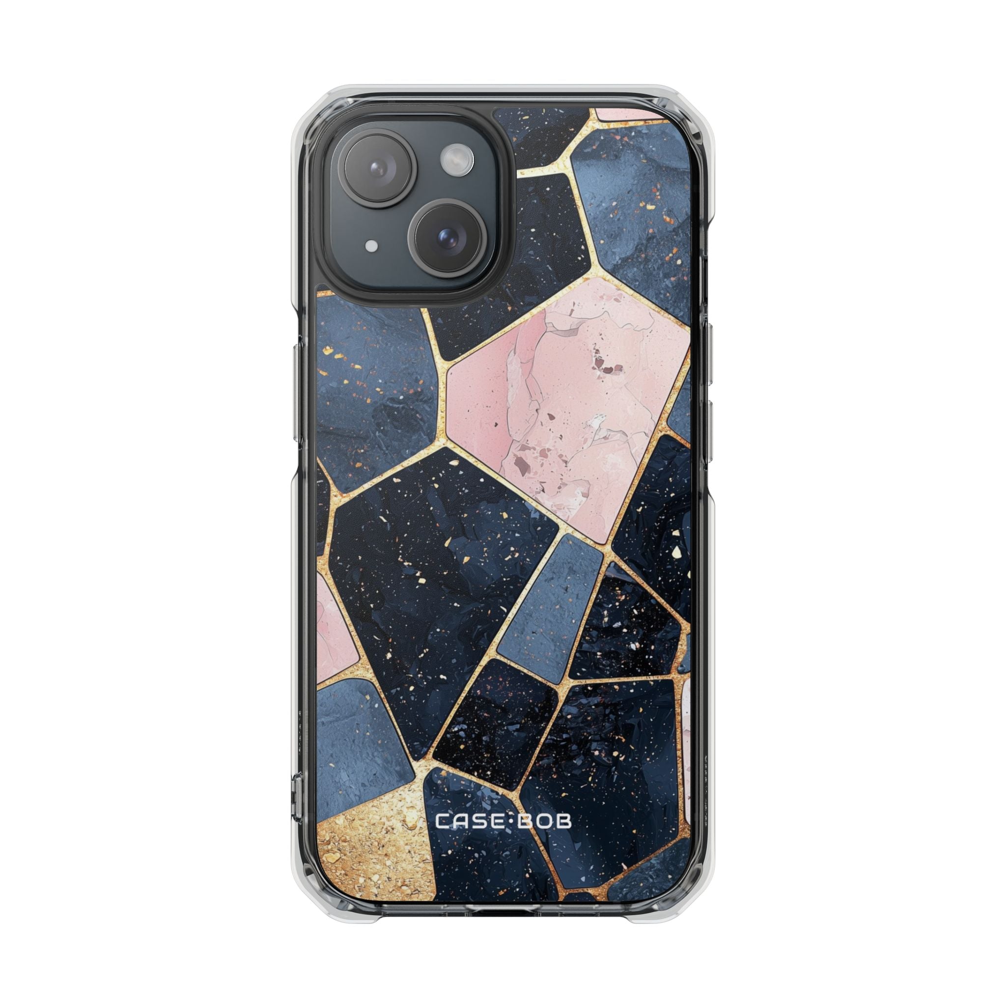 Golden Mosaic iPhone 15 Case - Impact