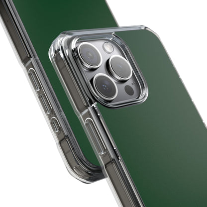 Forest Green - Clear Impact Case for iPhone