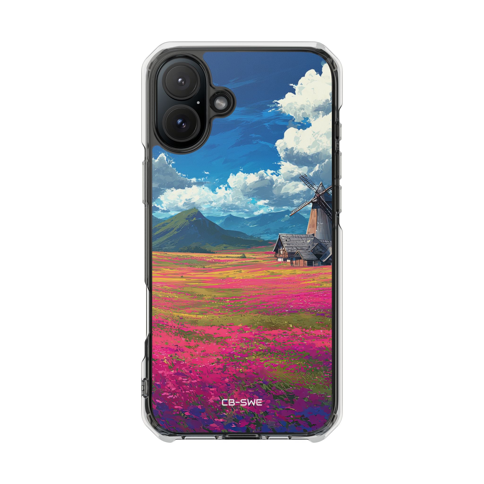 Impressionistic Summer Windmill iPhone Case - Impact