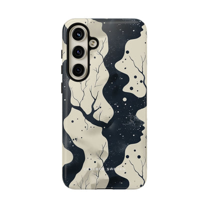 Organic Fluid Silhouettes with Cosmic Depth Samsung S24 - Tough Phone Case