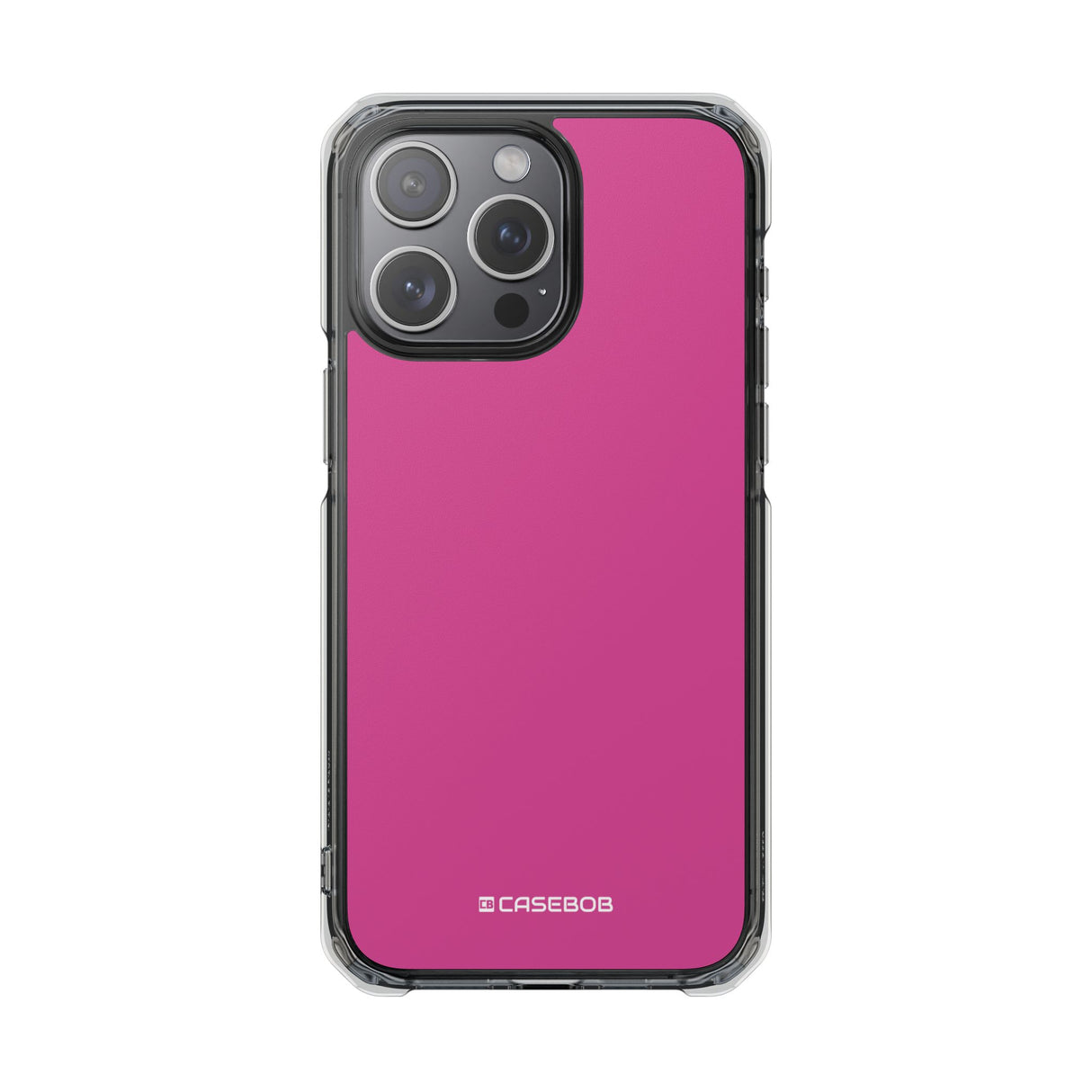 Pink Pantone | Handyhülle für iPhone (Clear Impact Case – magnetisch) 