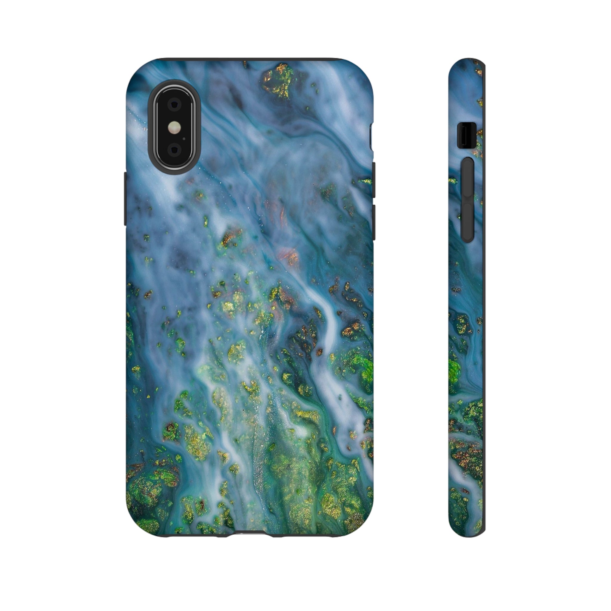 Forest Mist Ink Art iPhone Case (Protective) iPhone XS Matte Phone Case