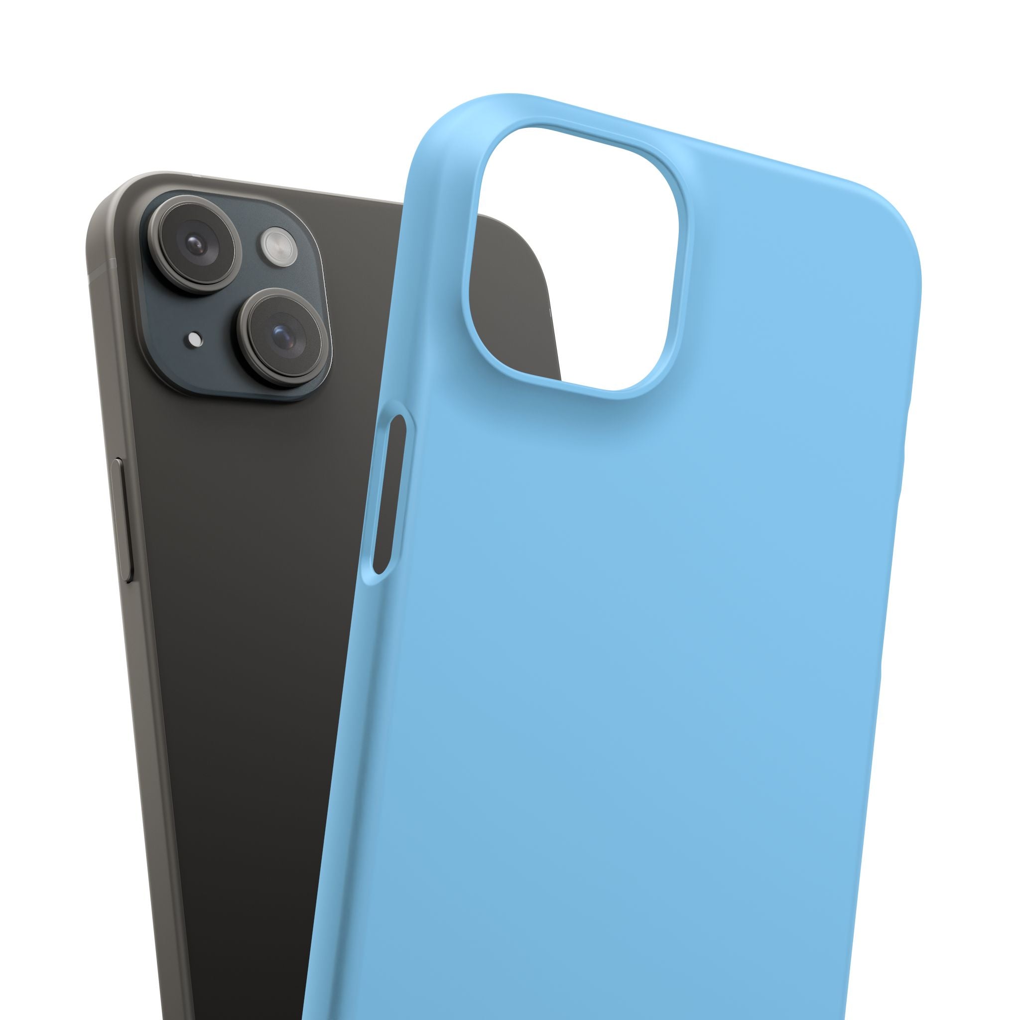 Light Sky Blue iPhone 15 - Slim Phone Case