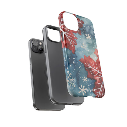 Winter Leaves Dance - iPhone Case