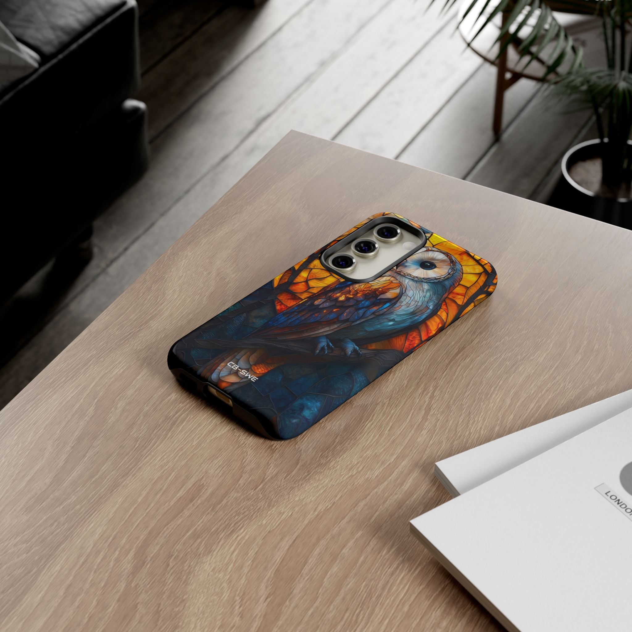 Owl Gazes Moonlight - Samsung Case