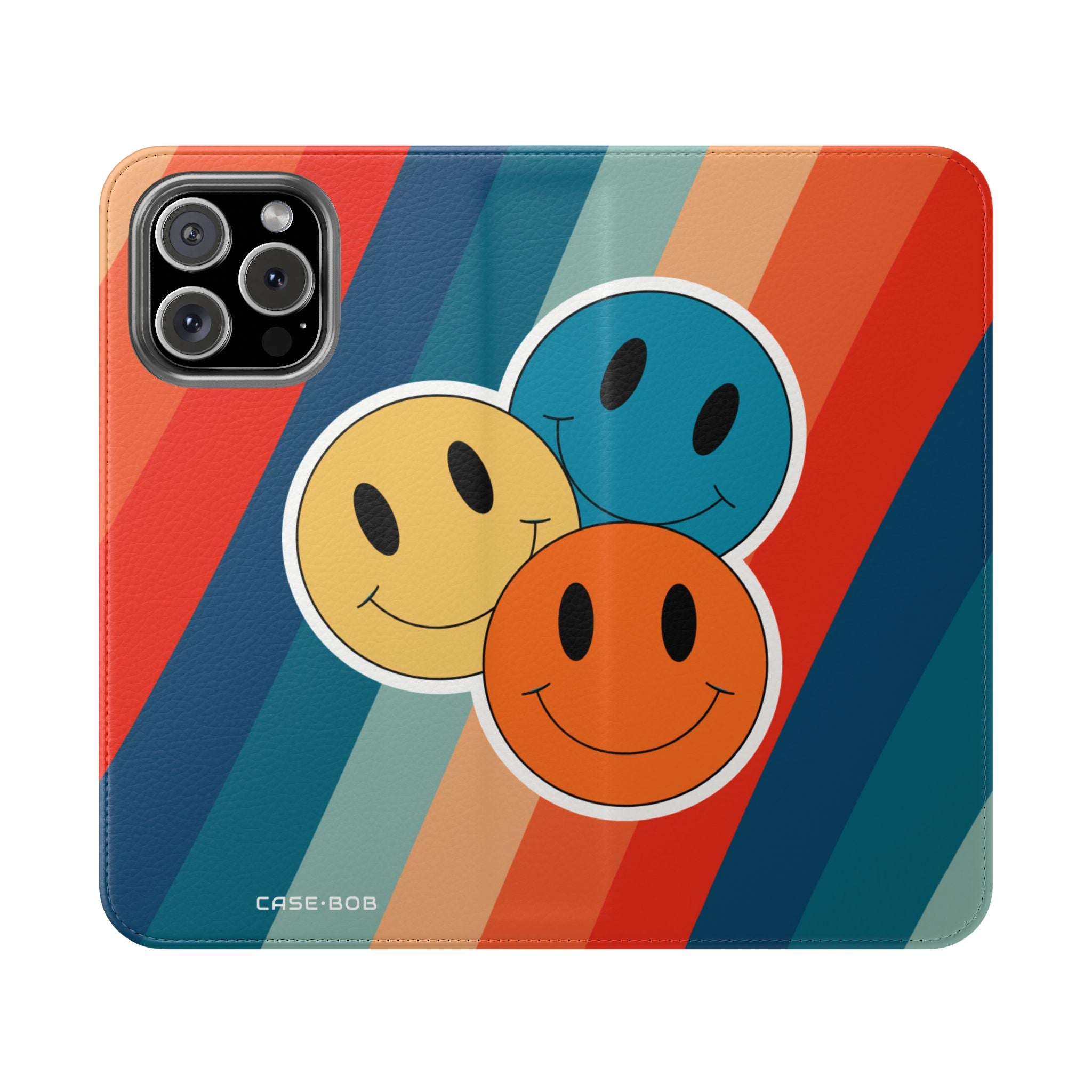 Smiley Trio Radiance - iPhone 16 Max Case - Wallet