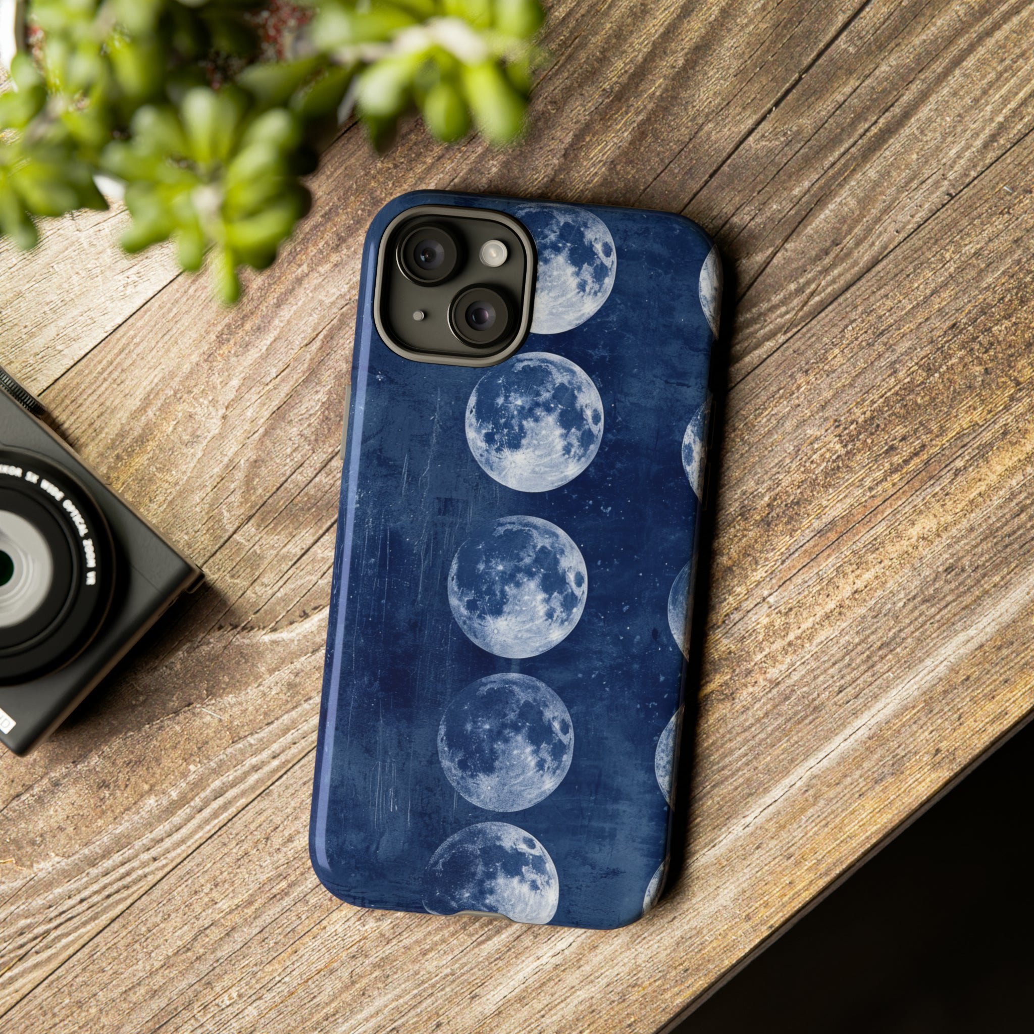 Lunar Phases Serenity - Protective Phone Case