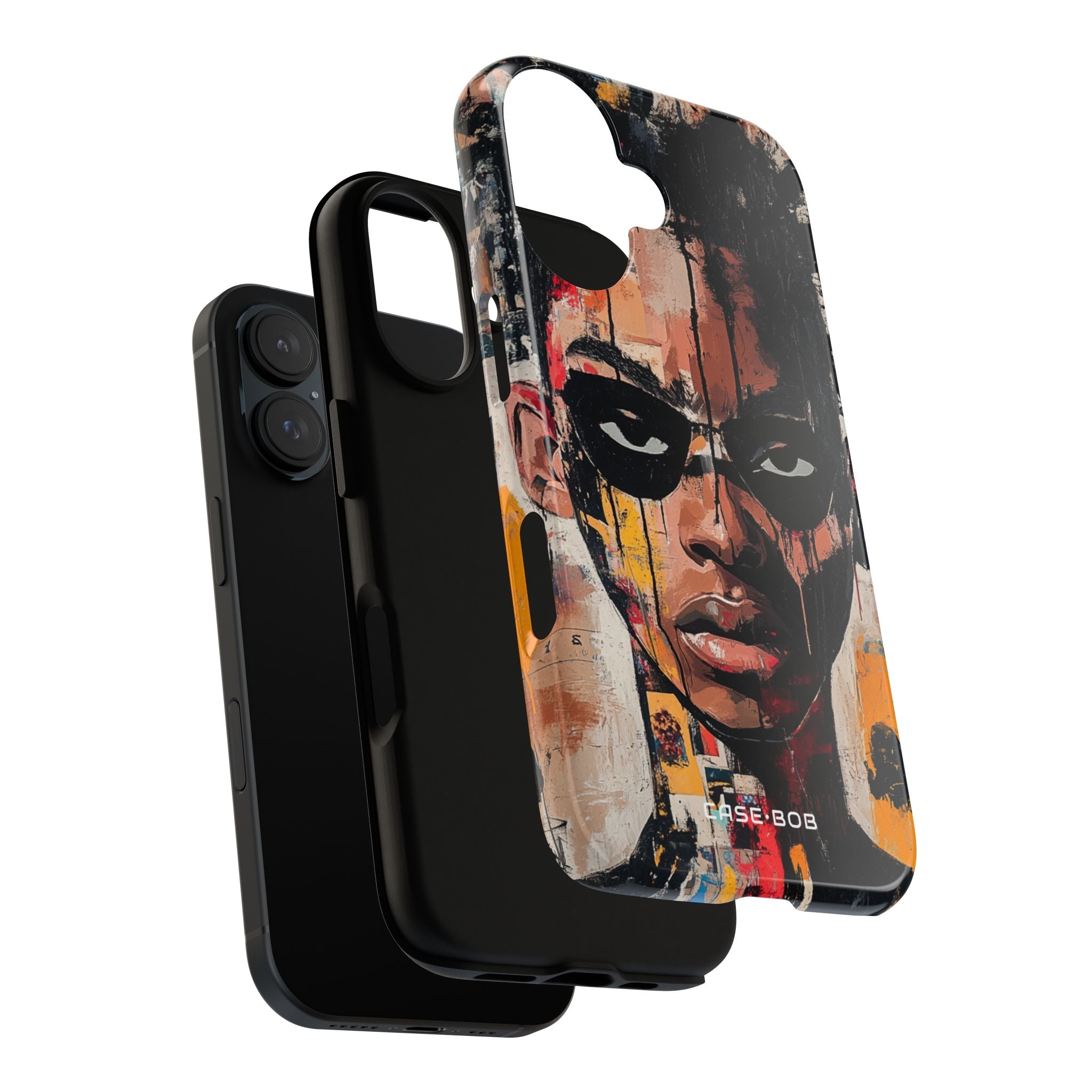 Masked Portrait Drips iPhone 16 Pro Case - Tough