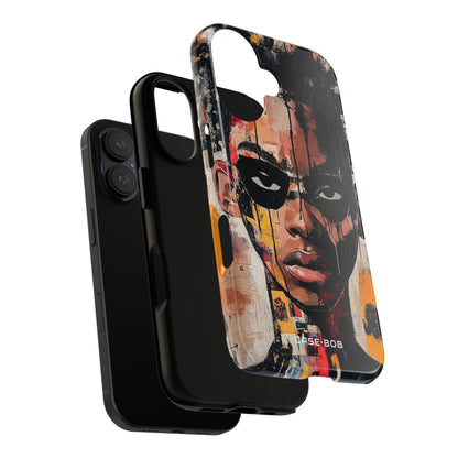 Masked Portrait Drips iPhone 16 Pro Case - Tough