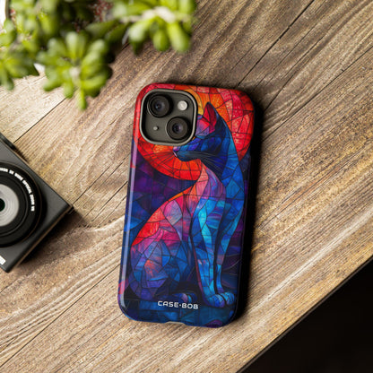 Celestial Cat iPhone 15 Case - Tough