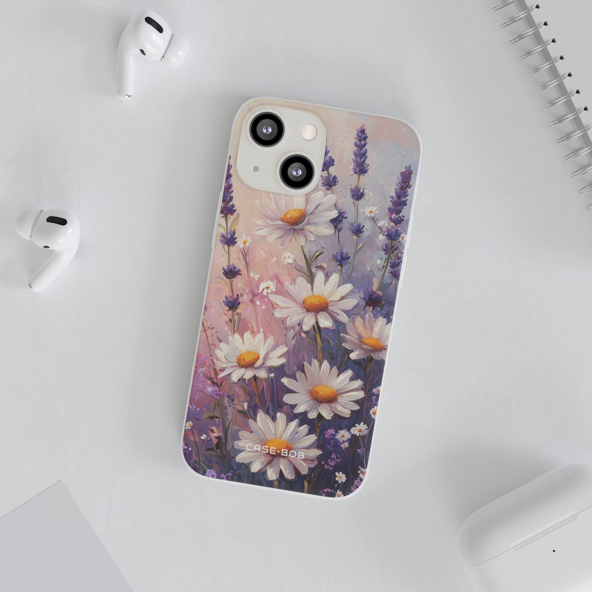 Daisy Lavender Bloom iPhone 13 mini Case - Soft