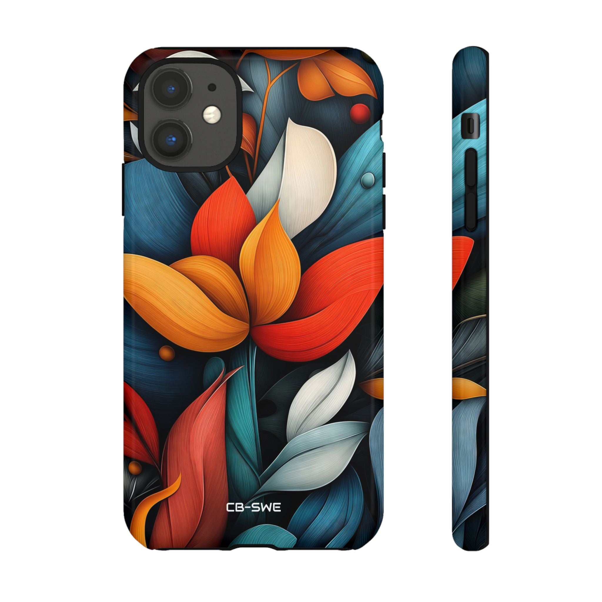 Vibrant Floral Harmony - iPhone Case