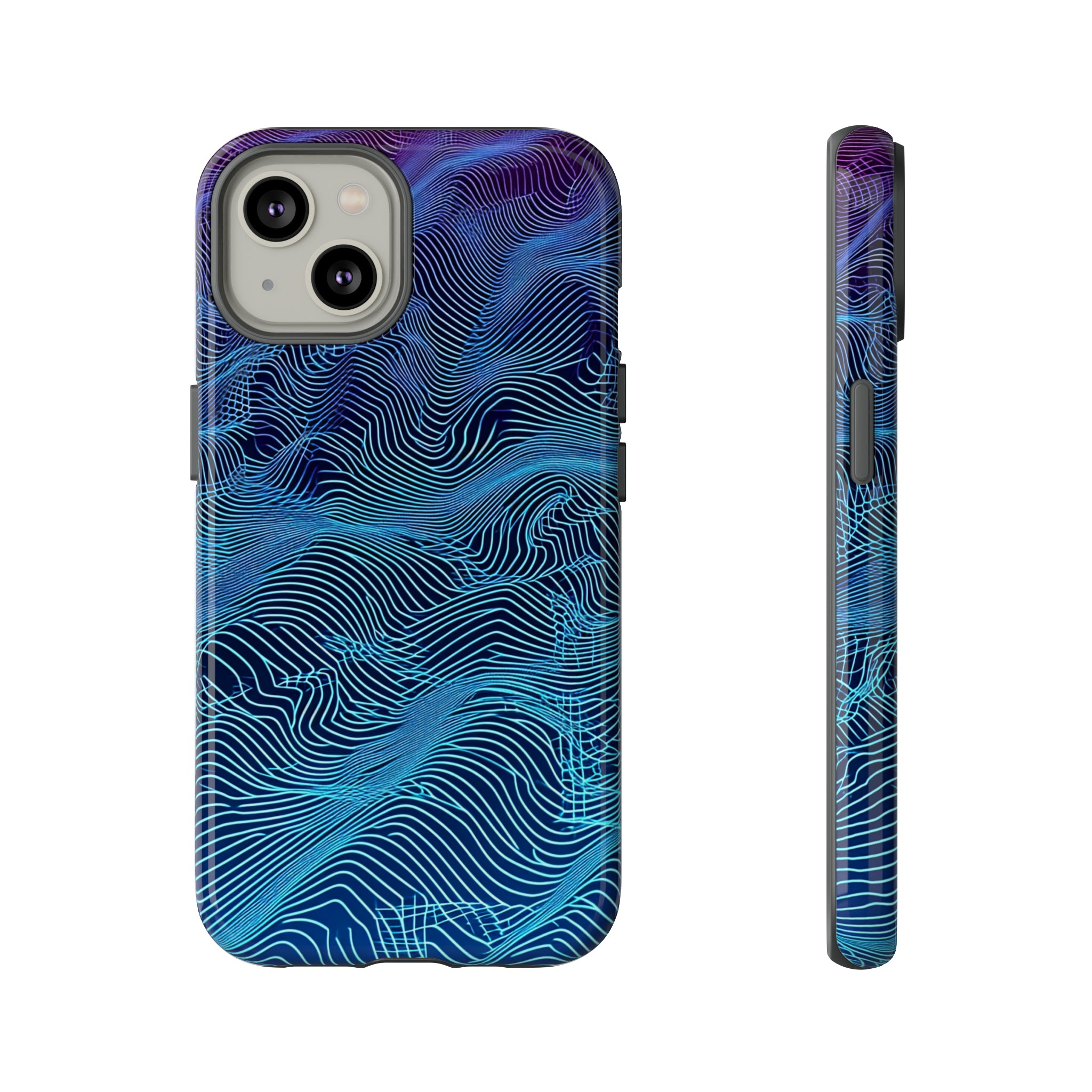 AI Interface: Tech Gradient - Protective Phone Case