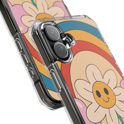 Joyful Retro Bloom iPhone Case - Impact