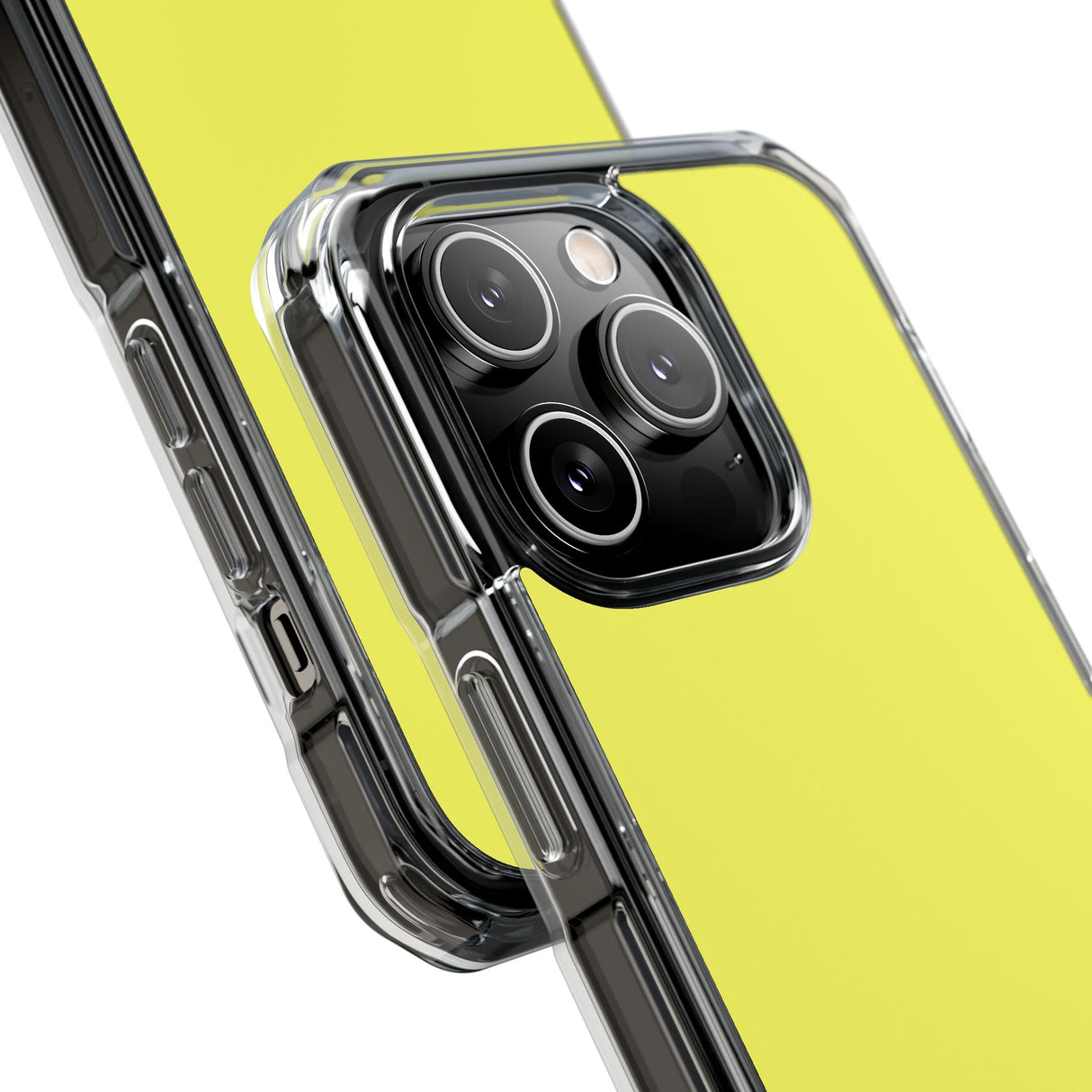 Laser Lemon | Handyhülle für iPhone (Clear Impact Case - Magnetisch) 