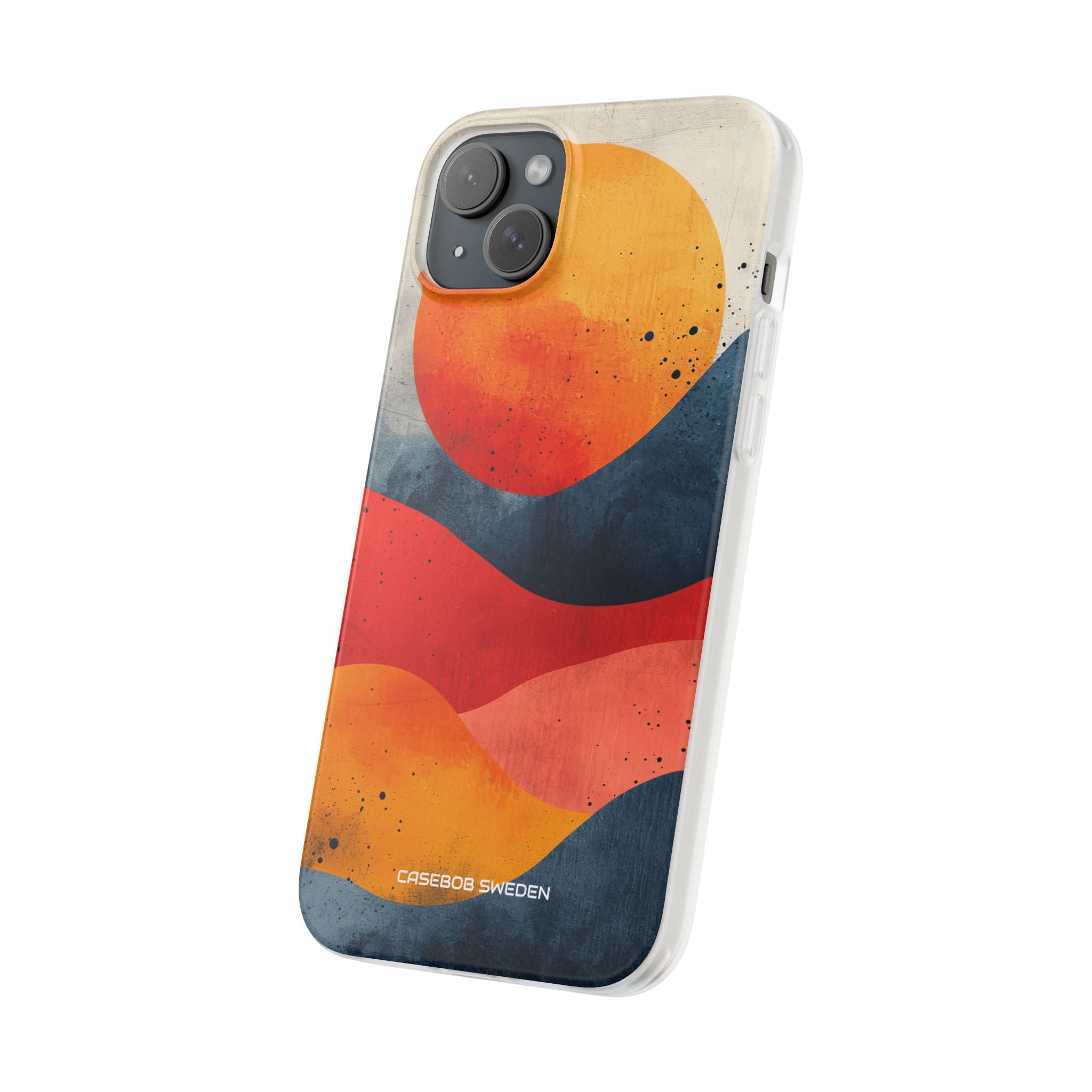 Sunburst Waves - Flexi iPhone 15 Phone Case