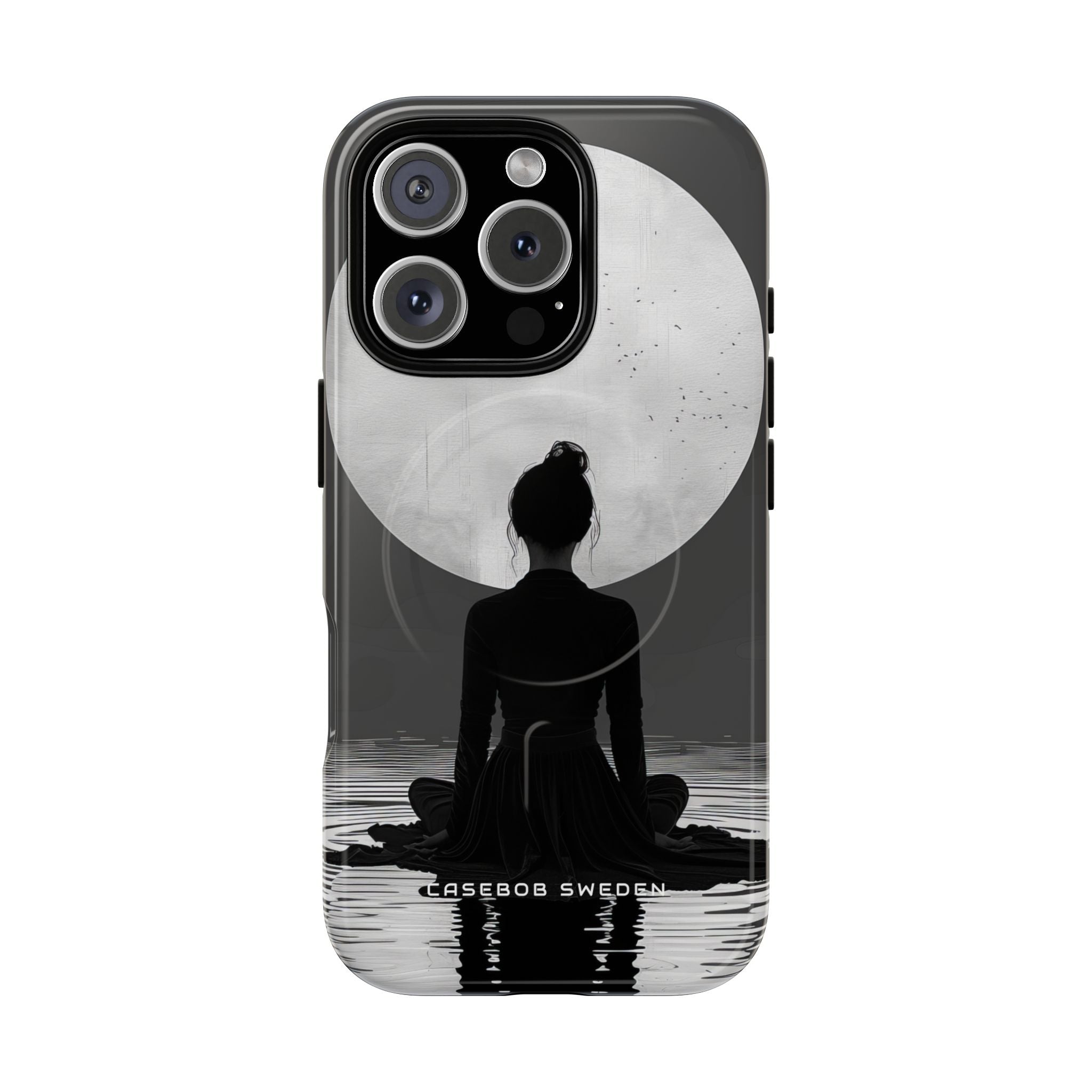 Zen Serenity Moon Reflection iPhone 16  Tough+ Phone Case