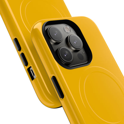 Amber Yellow - Tough + MagSafe® iPhone 14 Phone Case