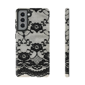 Lilrunge Gothic Flower - Protective Phone Case