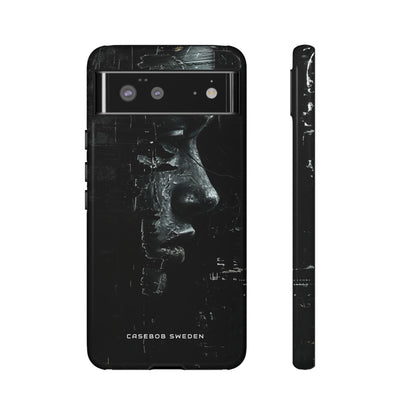 Monochrome Bloom Google Pixel 6 - Tough Phone Case