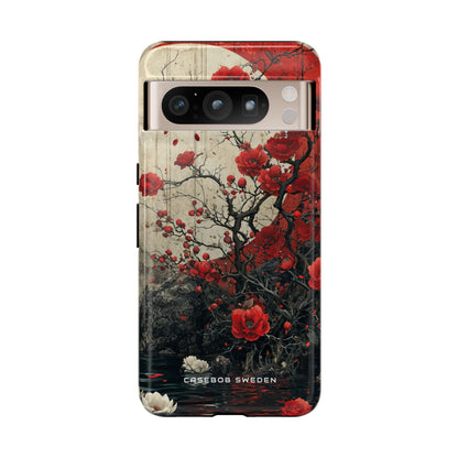 Zen Blossoms in Moonlight Google Pixel 8 - Tough Phone Case