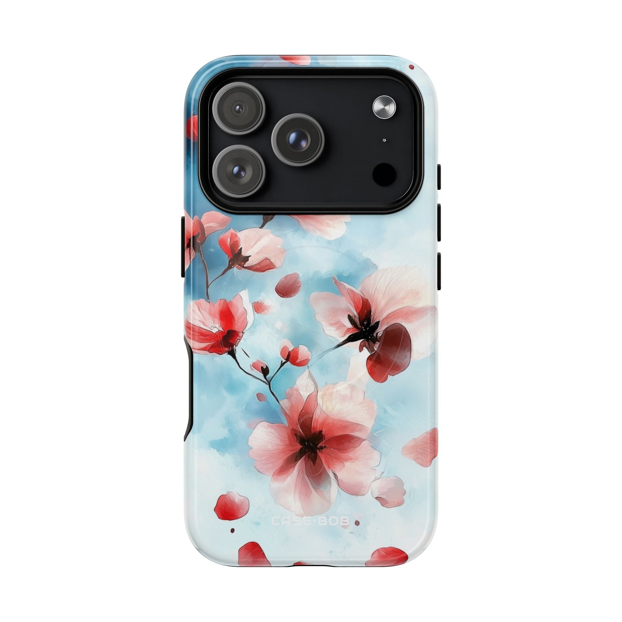 Pink Blossom Drift iPhone 17 Pro Case - Tough+