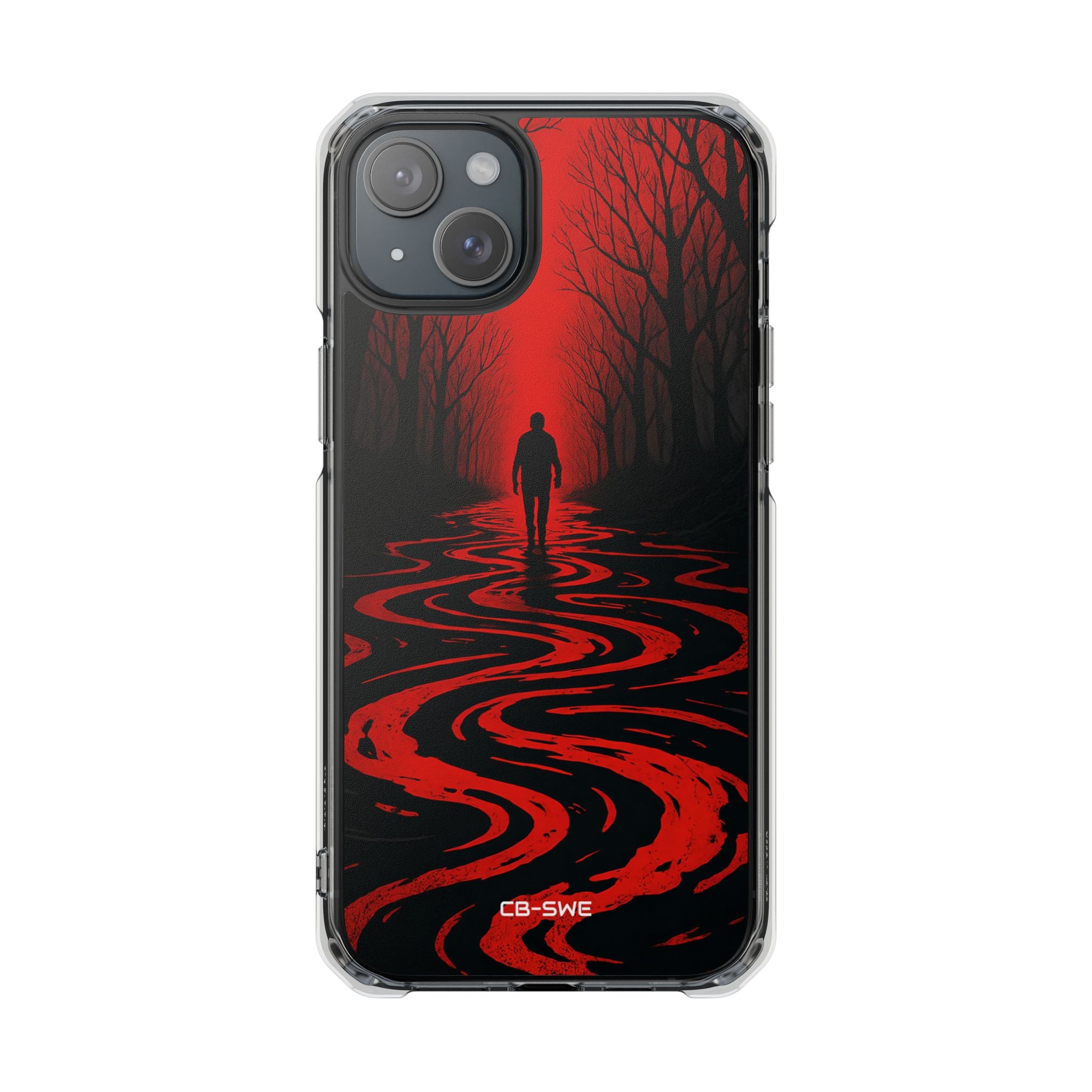 Red Path Mystery iPhone Case - Impact