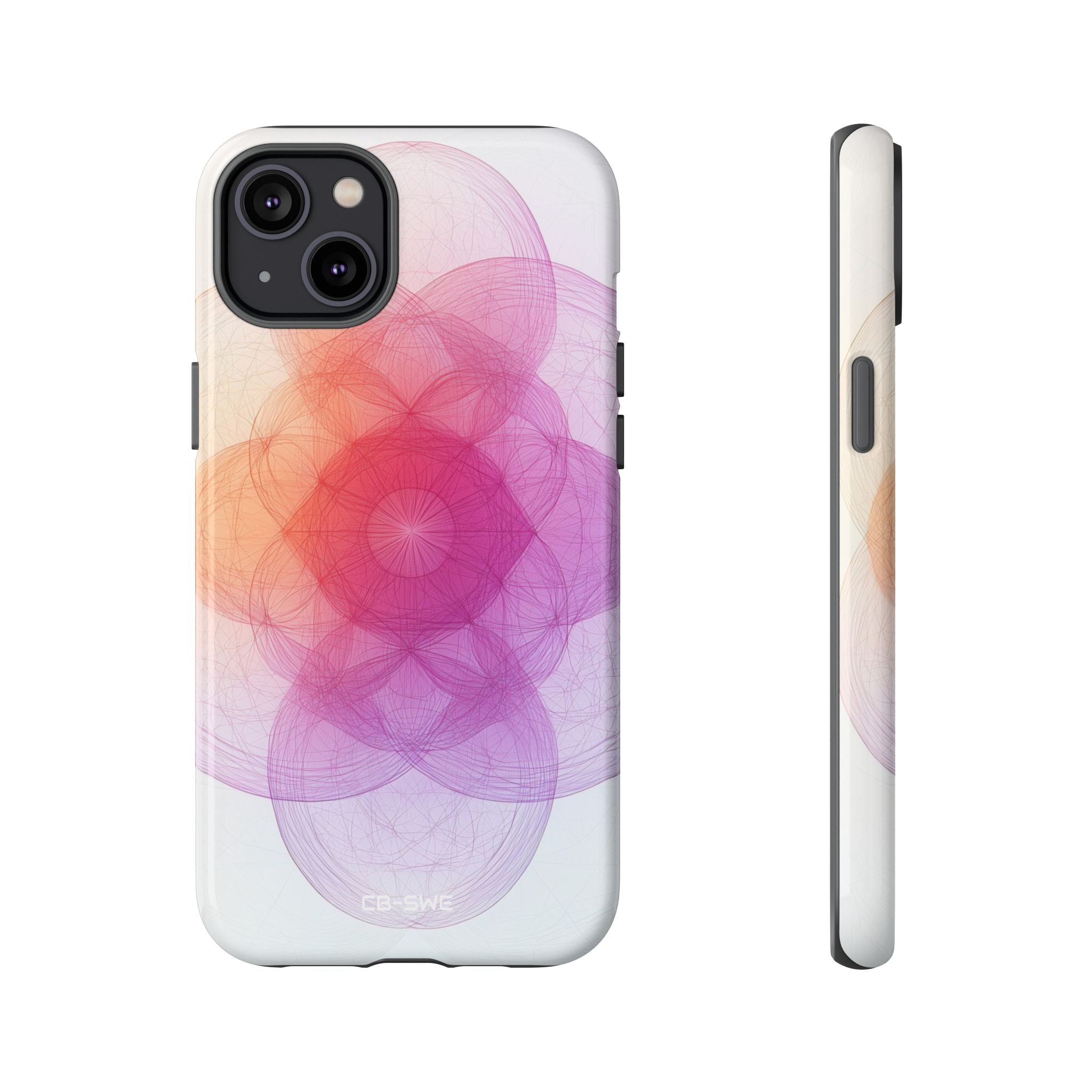 Radiant Circles Expand - iPhone Case