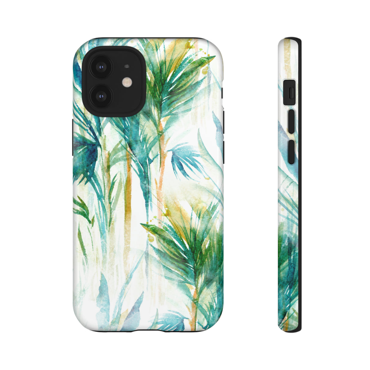 Watercolor Tropical Trees - Protective Phone Case