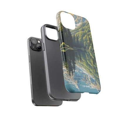 Mountain Peaks Reflect - iPhone Case