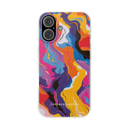 Vortex Colorwave iPhone 16 - Flexi Phone Case