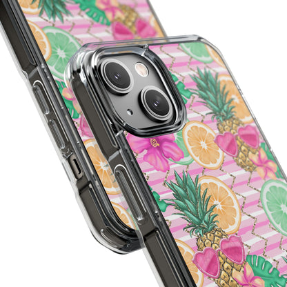 Tropical Fruits Dance iPhone Case - Impact