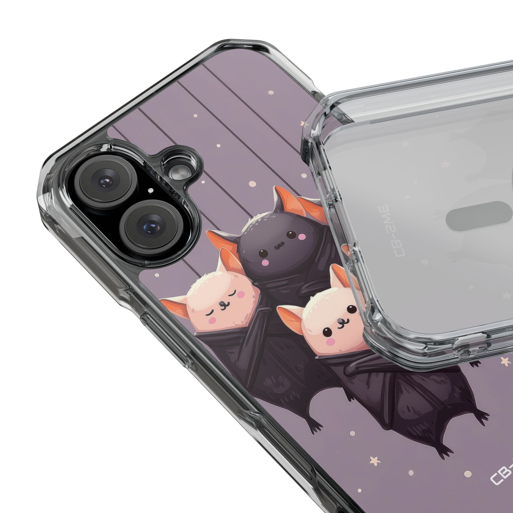Playful Bats Hang iPhone Case - Impact