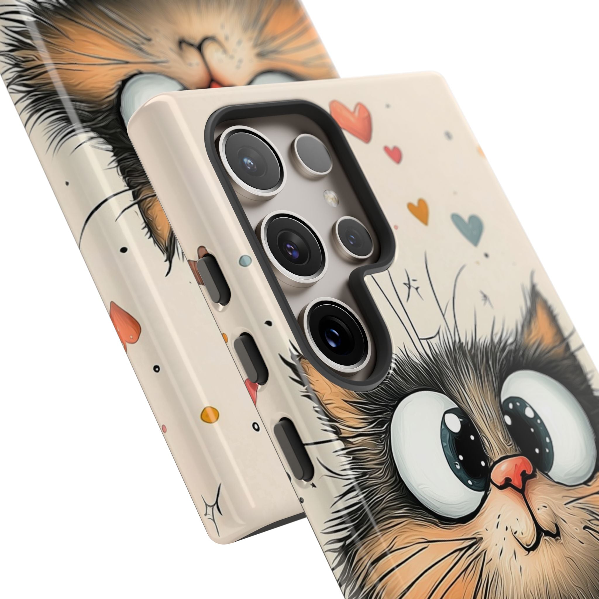 Whimsical Cat Smiles - Samsung Case