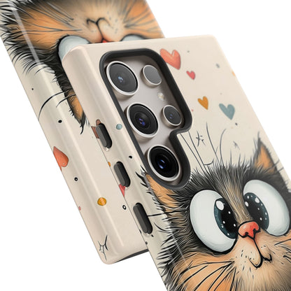 Whimsical Cat Smiles - Samsung Case