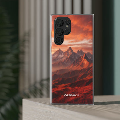 Jagged Glow Samsung S22 Ultra Case - Soft