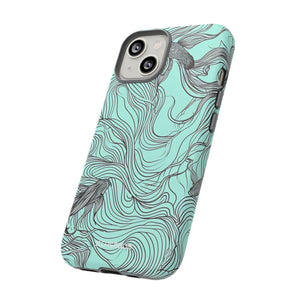 Aqua Serenity | Protective Phone Case for iPhone