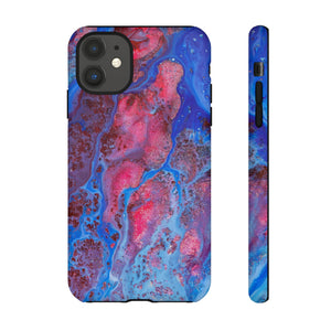 Red Mountain Ink Art iPhone Case (Protective) iPhone 11 Matte Phone Case