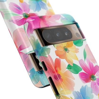 Vibrant Floral Impression - Google Pixel Case