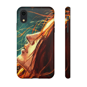 Oil Painting - Girl at Night - Protective Phone Case