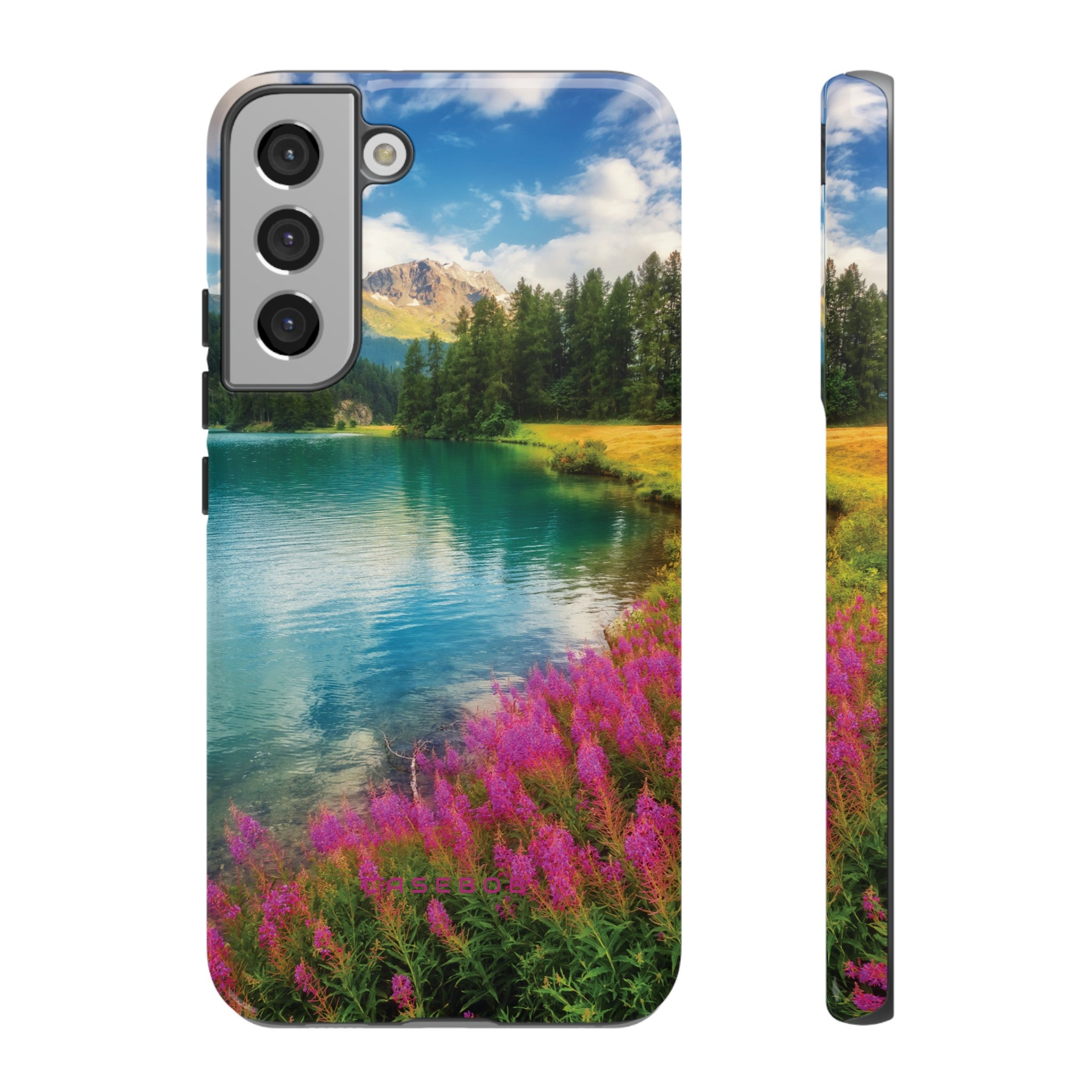 Azure Alpine Lake Phone Case - Protective Phone Case