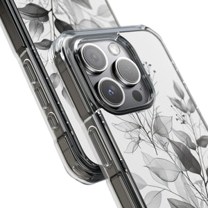 Botanical Serenity – Handyhülle für iPhone (Clear Impact – Magnetisch)