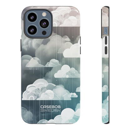 Silver Dream Clouds iPhone 13 - Tough