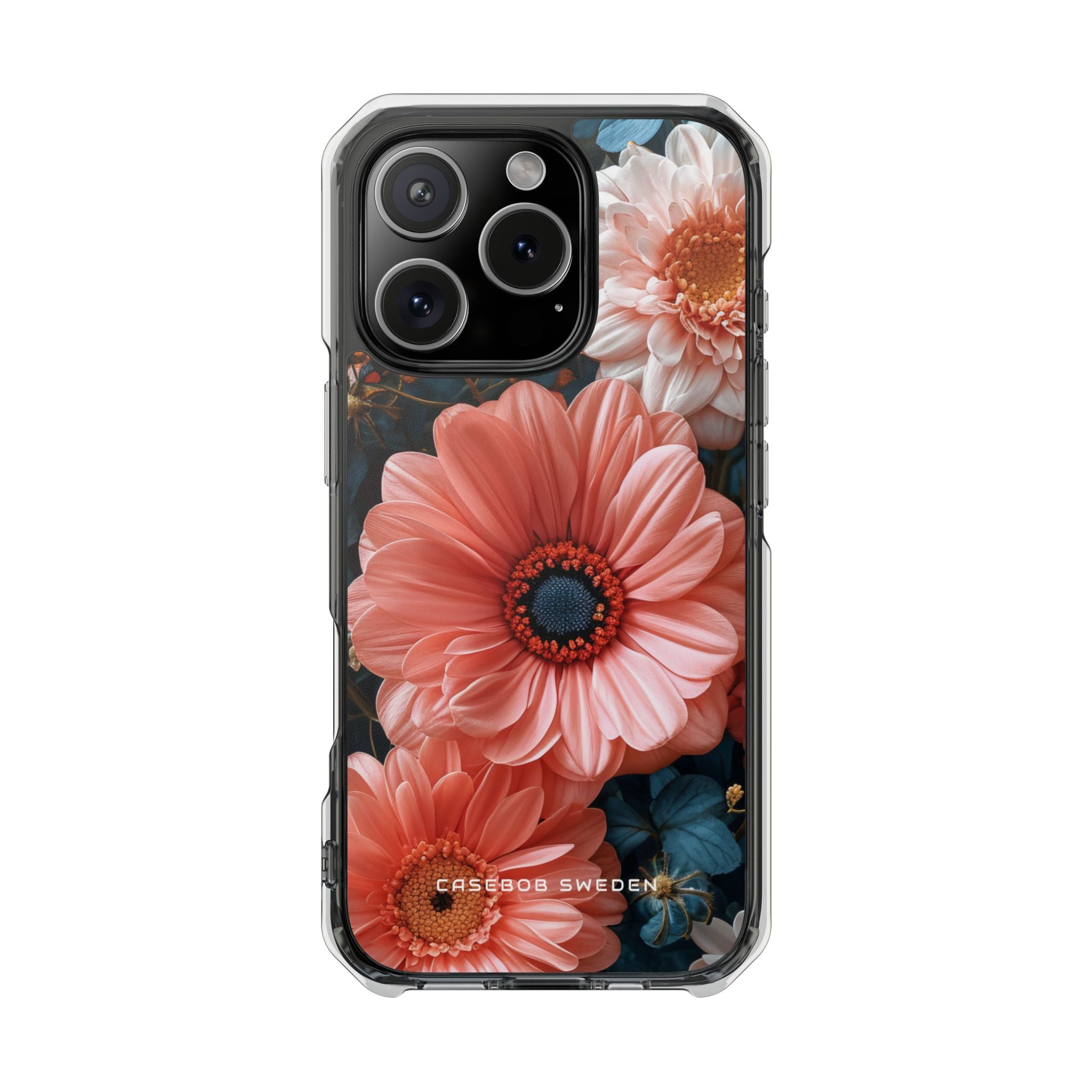 Surreal Floral Harmony iPhone 16 - Klare, schlagfeste Handyhülle