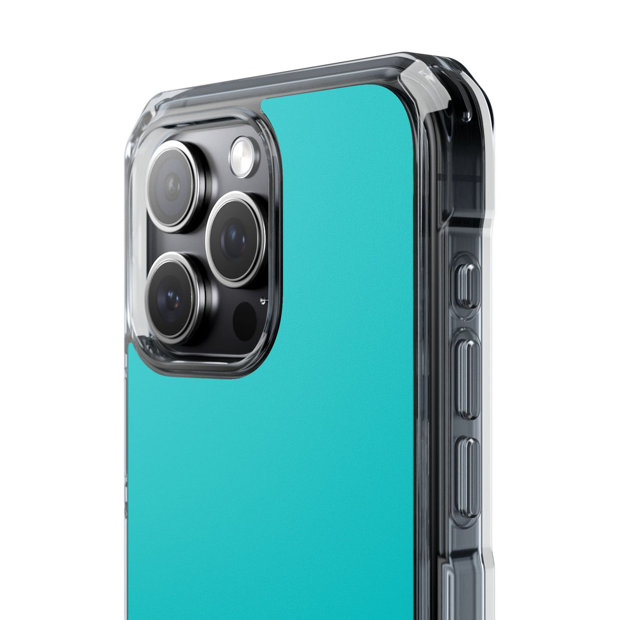 Dark Turquoise | Phone Case for iPhone (Clear Impact Case - Magnetic)