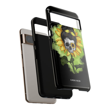 Sunflower Skull Google Pixel 8 Pro Case - Tough